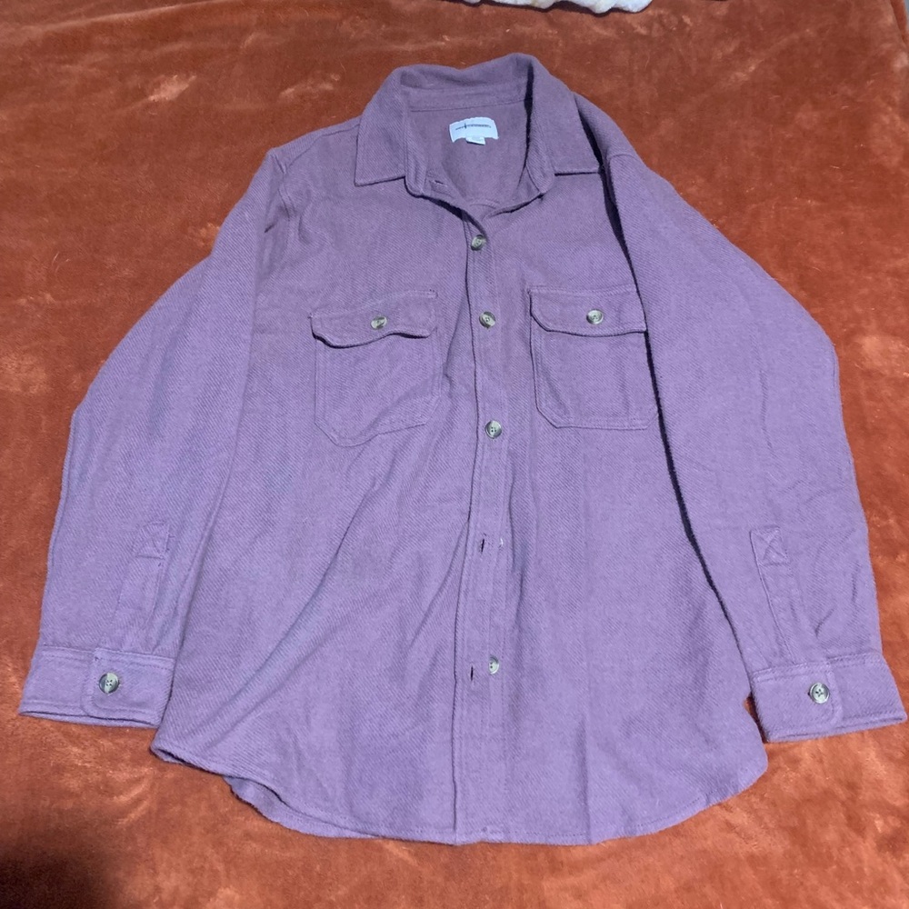 American eagle shacket button up